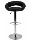 Барный стул со спинкой Bonro B-070 черный (47000036)