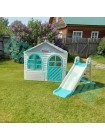Дитячий майданчик Doloni Base Small, дитячий будиночок + гірка (BaseMM-1513)