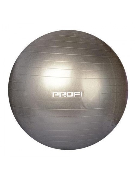 Фитбол Profi Ball 75 см. Серый (MS 1577G)