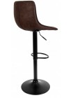 Барний стілець зі спинкою Bonro B-081 коричневий (2 шт) (47000067)