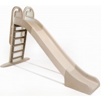 Детская горка пластиковая Doloni  (014550/02eco) Кофейная до 40 кг, спуск 243 см.