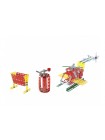 Металлический конструктор Пожарный транспорт (Технок 2056) 309 деталей. 0,83 кг.