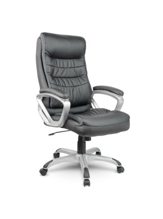 Офисное кресло Just Sit MADERA до 120 кг. Черный. Компьютерное кресло MADERA