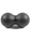 М'яч масажний (подвійний, арахіс), 8х16 см.Чорний MS 2758-2