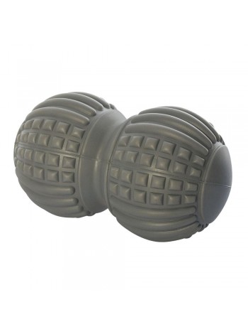 М'яч масажний (подвійний, арахіс), Сірий MS 2481G