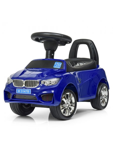 Толокар BMW (3147B-4), Синій, MP3, світло, звук