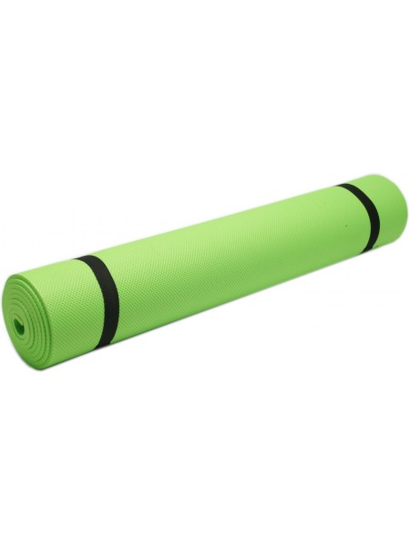 Коврик для фитнеса, йогамат (MS 0380-3) EVA  173-61 см. Зеленый 6 мм.