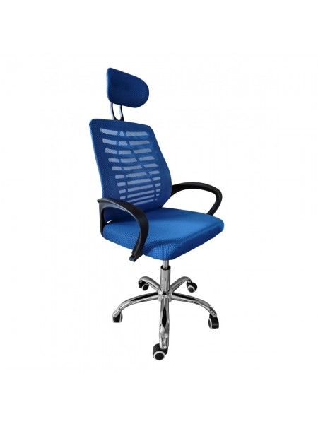 Кресло офисное Bonro B-6200 синее