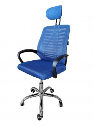 Крісло офісне Bonro B-6200 синє
