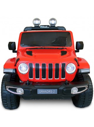 Детская машина на аккумуляторе Just Drive GRAND-RS2. Два мотора по 30 Вт, MP3, 6 км/ч. Красный