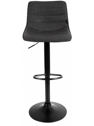 Барный стул со спинкой Bonro B-081 черный (40600018)