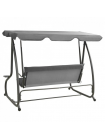 Садова гойдалка JUST GARDEN Relax Comfort 3-міс., до 200 кг! Сірий