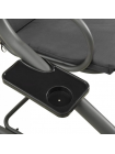 Садова гойдалка JUST GARDEN Relax Comfort 3-міс., до 200 кг! Сірий