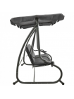 Садова гойдалка JUST GARDEN Relax Comfort 3-міс., до 200 кг! Сірий