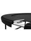 Батут Just Fun 305 см., до 150 кг. FiberGlass. Внутренняя сетка. Черный