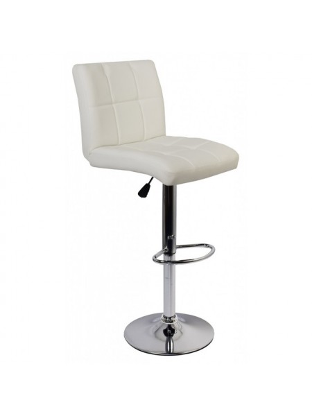Барный стул со спинкой Bonro BC-0106 белый
