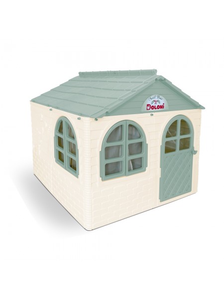 Детский пластиковый домик (Бежево-мятный) Долони - 02550/2