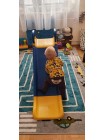 Дитяча гірка долоні 140 см. (0140/03) синьо-жовта
