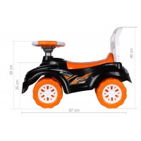 Толокар каталка Технок (6672) чорний, музичний