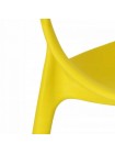 Крісло стілець для кухні вітальні барів Bonro (42400381) 4 шт. Жовтий