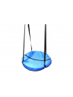 Підвісна садова гойдалка (гніздо лелеки) для дітей та дорослих 100 см. до 100 кг. Синій