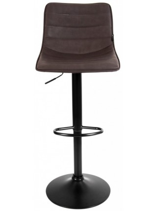 Барный стул со спинкой Bonro B-081 коричневый (40600017)