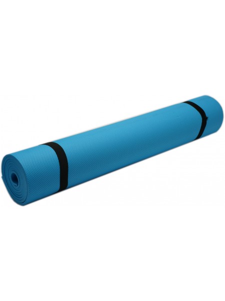 Коврик для фитнеса, йогамат (MS 0380-2) EVA 173-61 см. Синий 5 мм.
