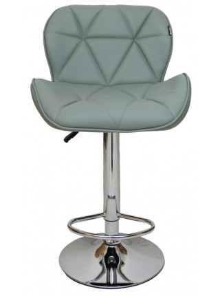 Барный стул со спинкой Bonro B-087 серый (40600006)