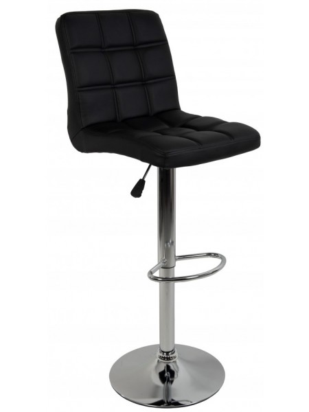 Барный стул со спинкой Bonro B-1021 черный (40080055)