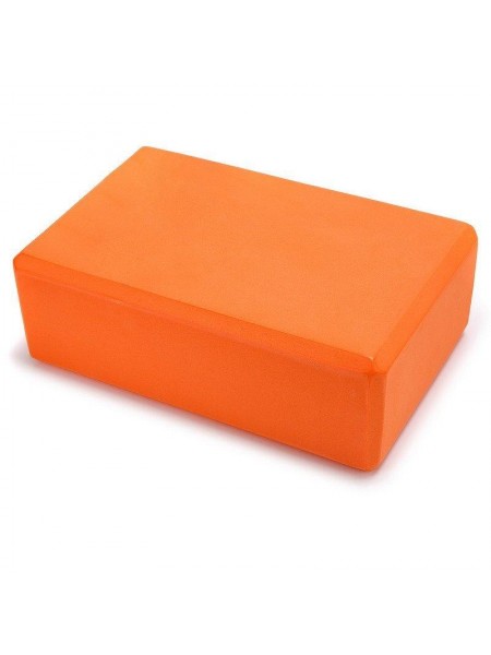 Блок для йоги, растяжки (Оранжевый)