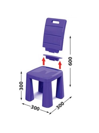 Детский стульчик ТМ "Долони"  (04690-4) Фиолетовый